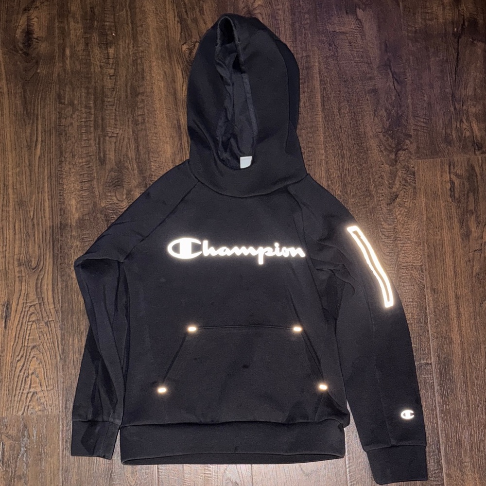 Champion Black Pullover Hoodie